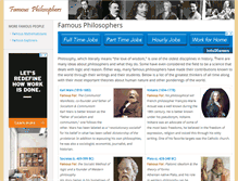 Tablet Screenshot of famous-philosophers.com
